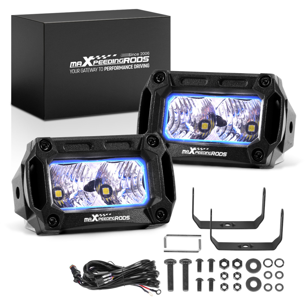 3.3inch LED Auxiliary Light Universal 20W Flood Beam 2000lm IP67 Off-Road