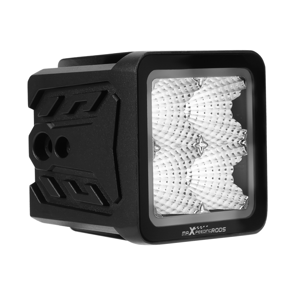 3.3 80W LED Work Light Square Universal Driving Auxiliary Flood Light 8000lm