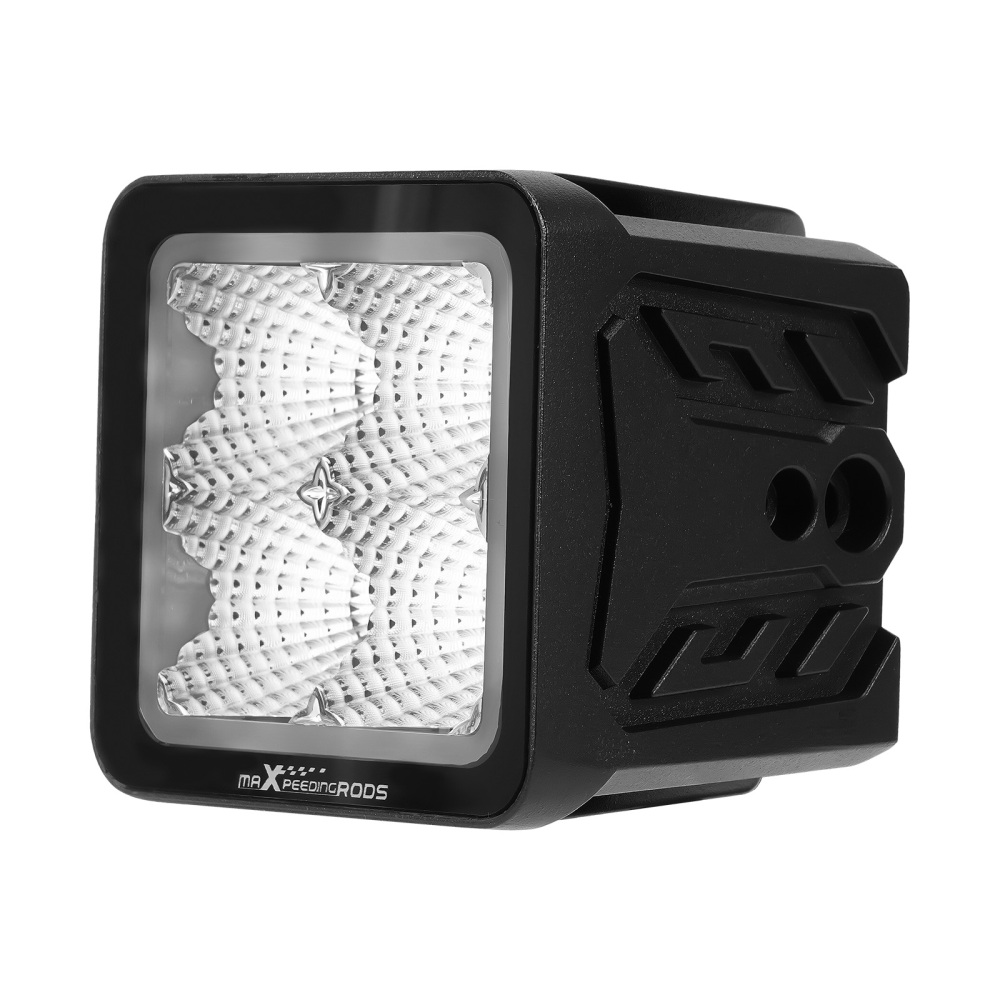 3.3 80W LED Work Light Square Universal Driving Auxiliary Flood Light 8000lm