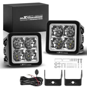 120W LED Auxiliary Driving Light 12000lm Spot Beam Universal 3.3inch Pod Lamp