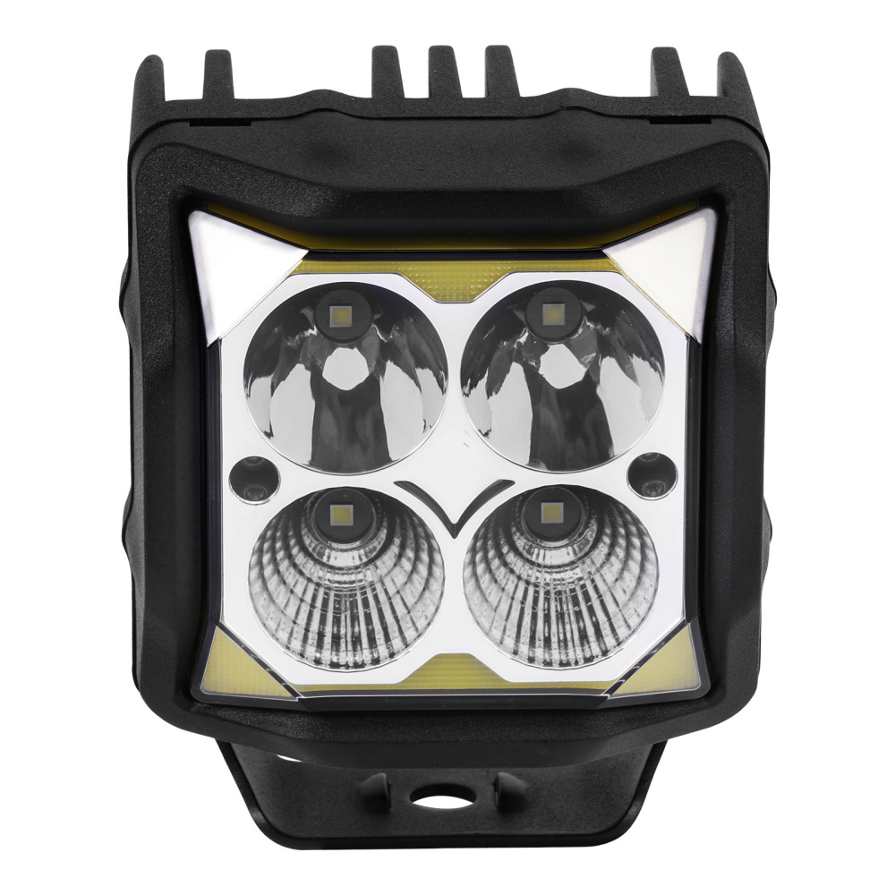 Faro Ausiliario 110W LED 4 for Offroad SUV Fuoristrada Bianco Ambra IP68