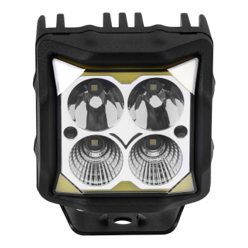 Faro Ausiliario 110W LED 4 for Offroad SUV Fuoristrada Bianco Ambra IP68