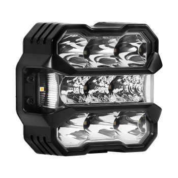 4.5 LEDDriving Light Universal Off-Road Spotlights Spot Flood Combo 80W Pair