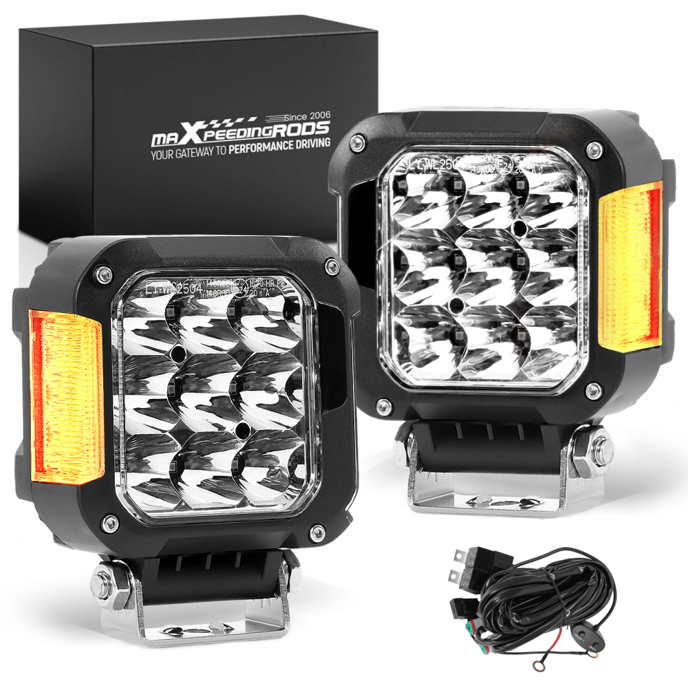 4inch 90W LED Driving Auxiliary Light Spot Beam Universal Off-Road 9000lm IP67