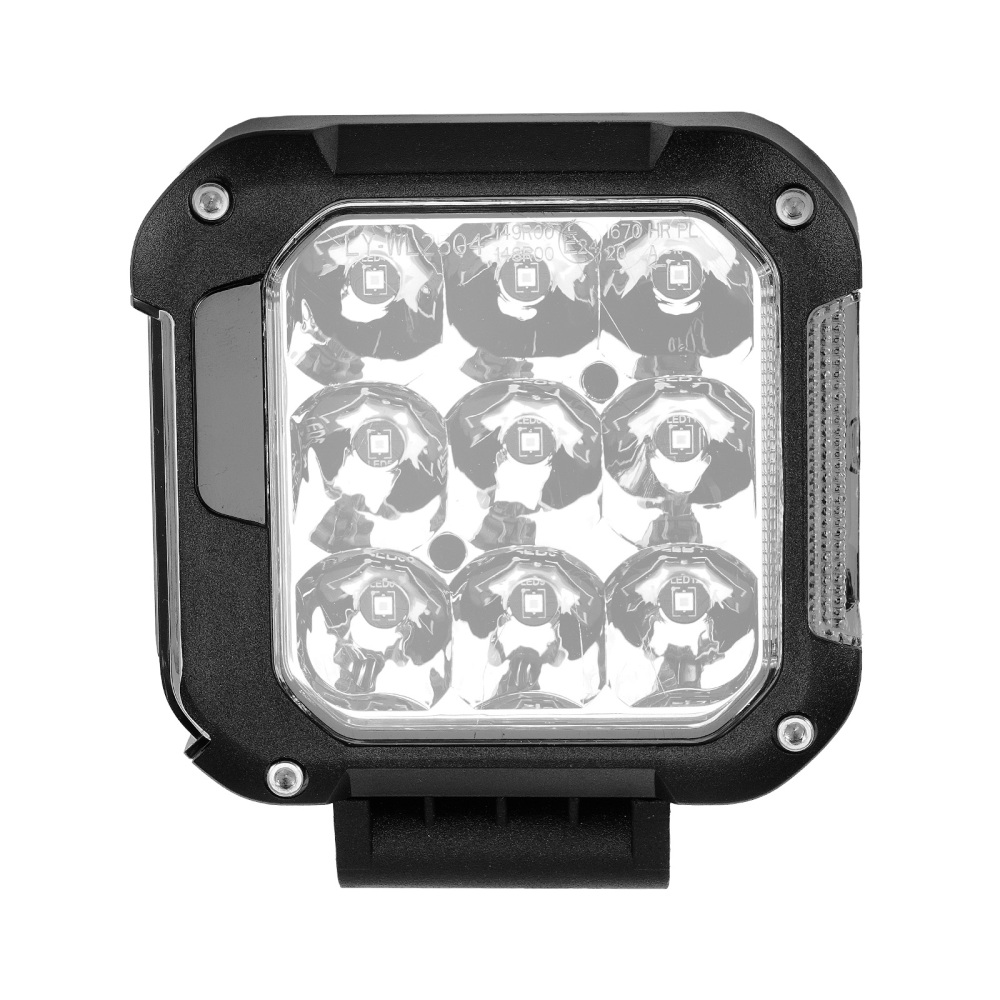 Coppia Fari LED 90W 4 Pollici Spot Light DRL IP67 Ambra 6000K Universale