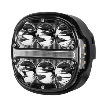 Pair 5Driving Auxiliary Light Universal LED Work Light Bar for Offroad 4WD