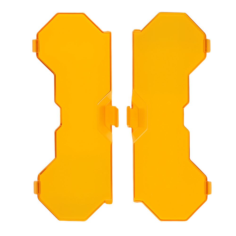 4Pcs 7inch Round LED Light Cover For Maxpeedingrods Driving Light Pods Amber