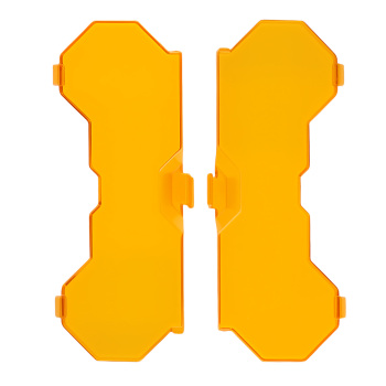 4Pcs 7inch Round LED Light Cover For Maxpeedingrods Driving Light Pods Amber