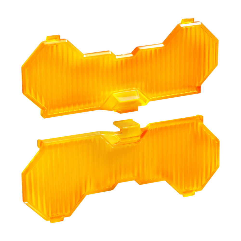 7inch Round Amber Floodlight Cover For maXpeedingrods LED Driving Lights Stripe