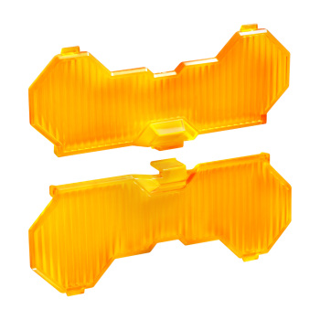 7inch Round Amber Floodlight Cover For maXpeedingrods LED Driving Lights Stripe