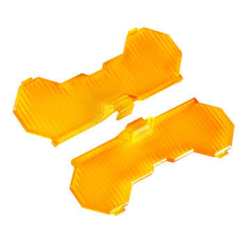 7inch Round Amber Floodlight Cover For maXpeedingrods LED Driving Lights Stripe