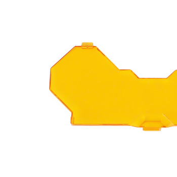 4Pcs 7inch Square LED Light Cover For Maxpeedingrods Driving Light Pods Amber