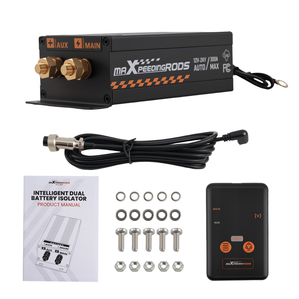 5-28V Operating voltage Dual battery isolator kit For all car types