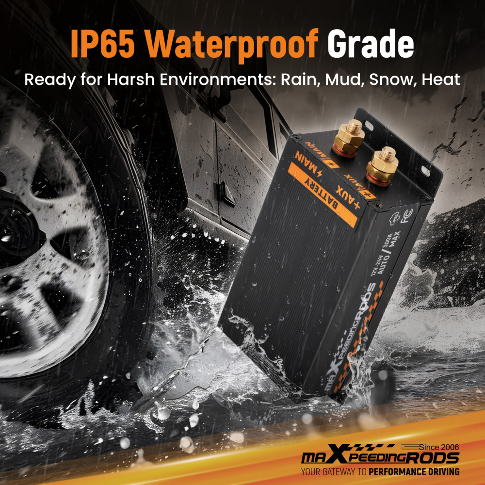 5-28V Operating voltage Dual battery isolator kit For all car types