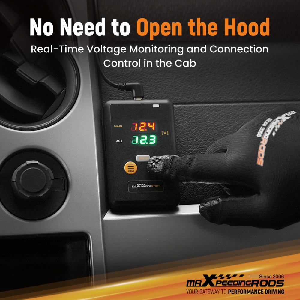 Dual battery isolator kit For all car types