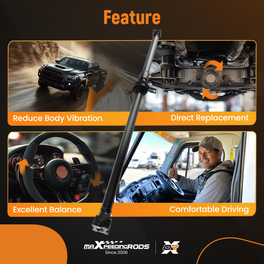 Rear Driveshaft Prop Shaft Assembly compatible for Suzuki SX4 2007-2009 L4 2.0L 27100-80J03