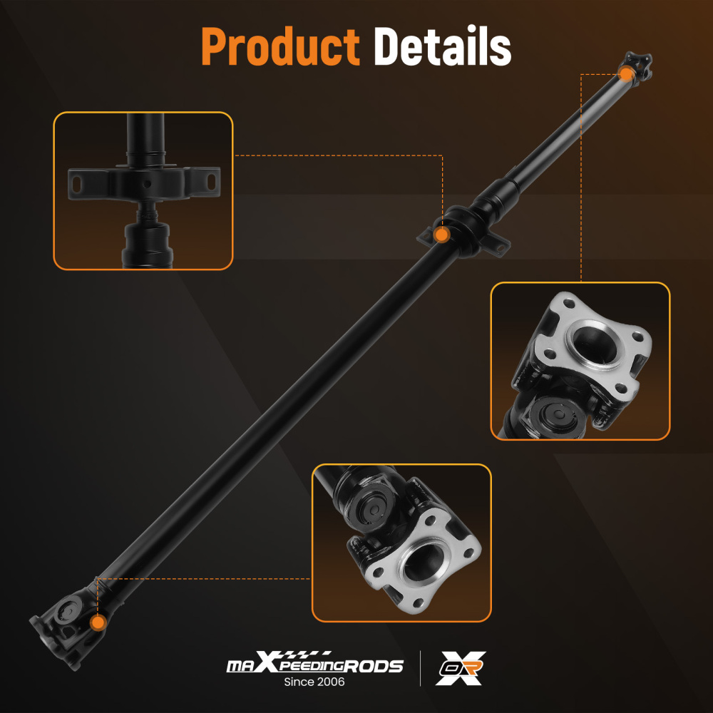 Rear Driveshaft Prop Shaft Assembly compatible for Suzuki SX4 2007-2009 L4 2.0L 27100-80J03