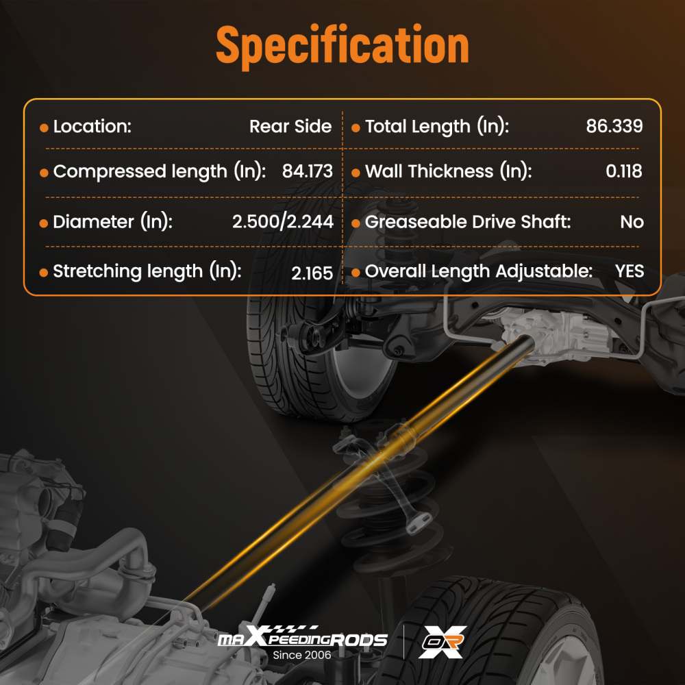 Albero di trasmissione posteriore per VW Tiguan 5N Audi Q3 1.4TSI 2.0TDI 2007-2018