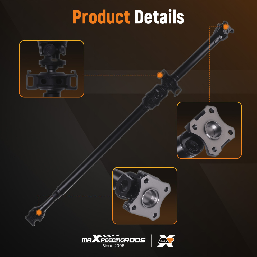 Driveshaft Prop Shaft Assembly Rear compatible for Toyota Tundra 4.7L 4WD Pickup 2000-2004