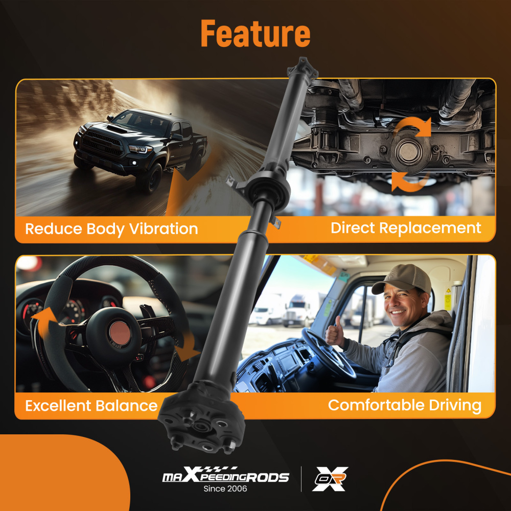 Albero di Trasmissione Cardanico compatibile per BMW X3 E83 2.0d 2.5i 3402136 26103402136