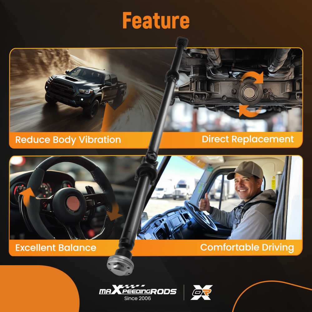 Rear Driveshaft Prop Shaft Assembly compatible for Ford Flex compatible for Lincoln MKT 09-18 Auto Trans.