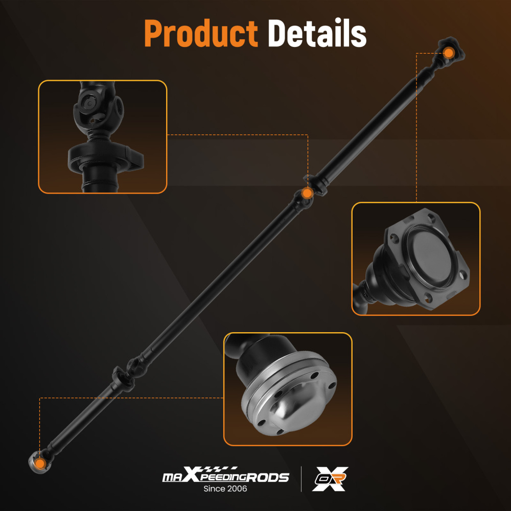 Rear Driveshaft Prop Shaft Assembly compatible for Ford Flex compatible for Lincoln MKT 09-18 Auto Trans.