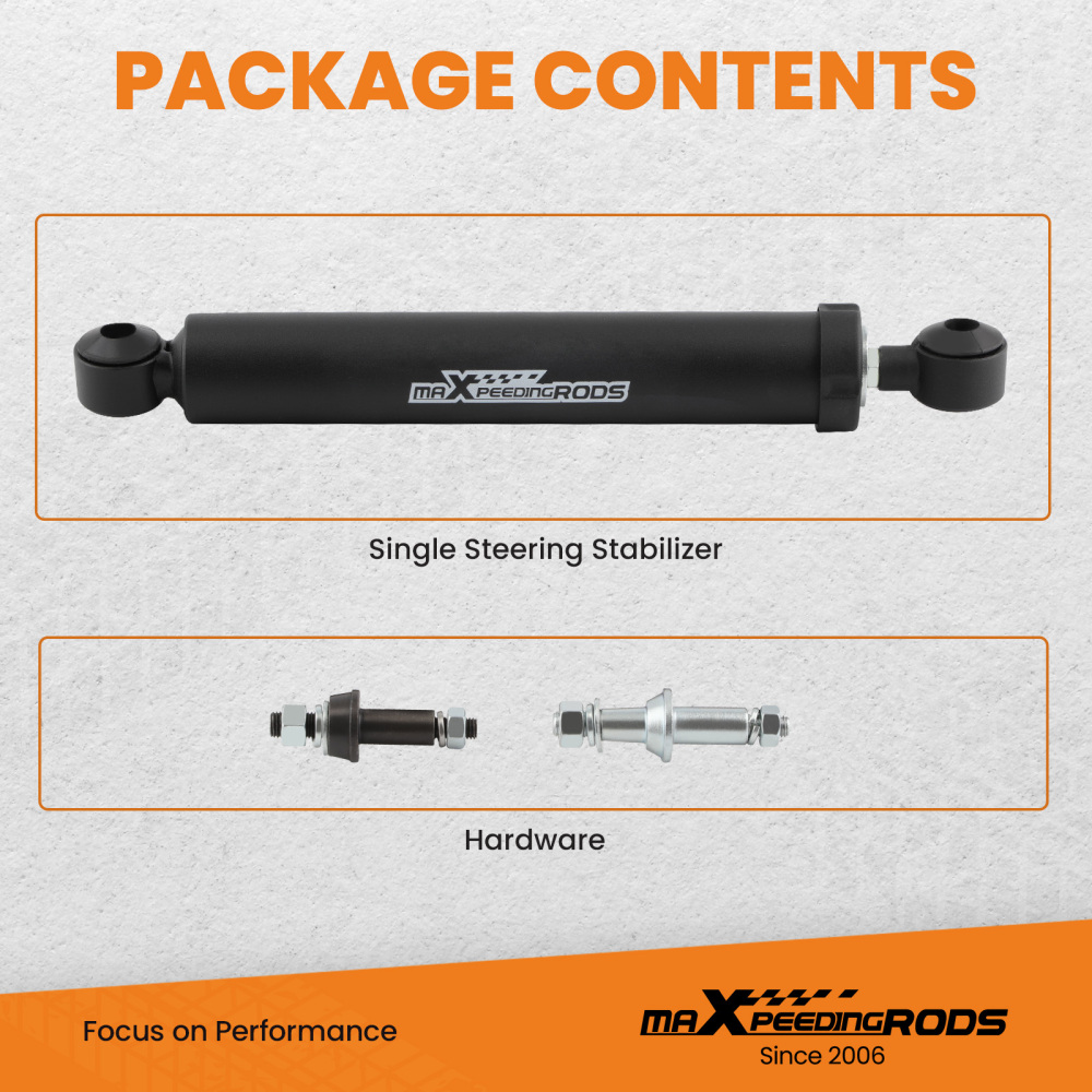 Steering Stabilizer compatible for Chevy C/K10 C/K20 C/K30 compatible for GMC C/K15 C/K25 C/K35 1973-1987