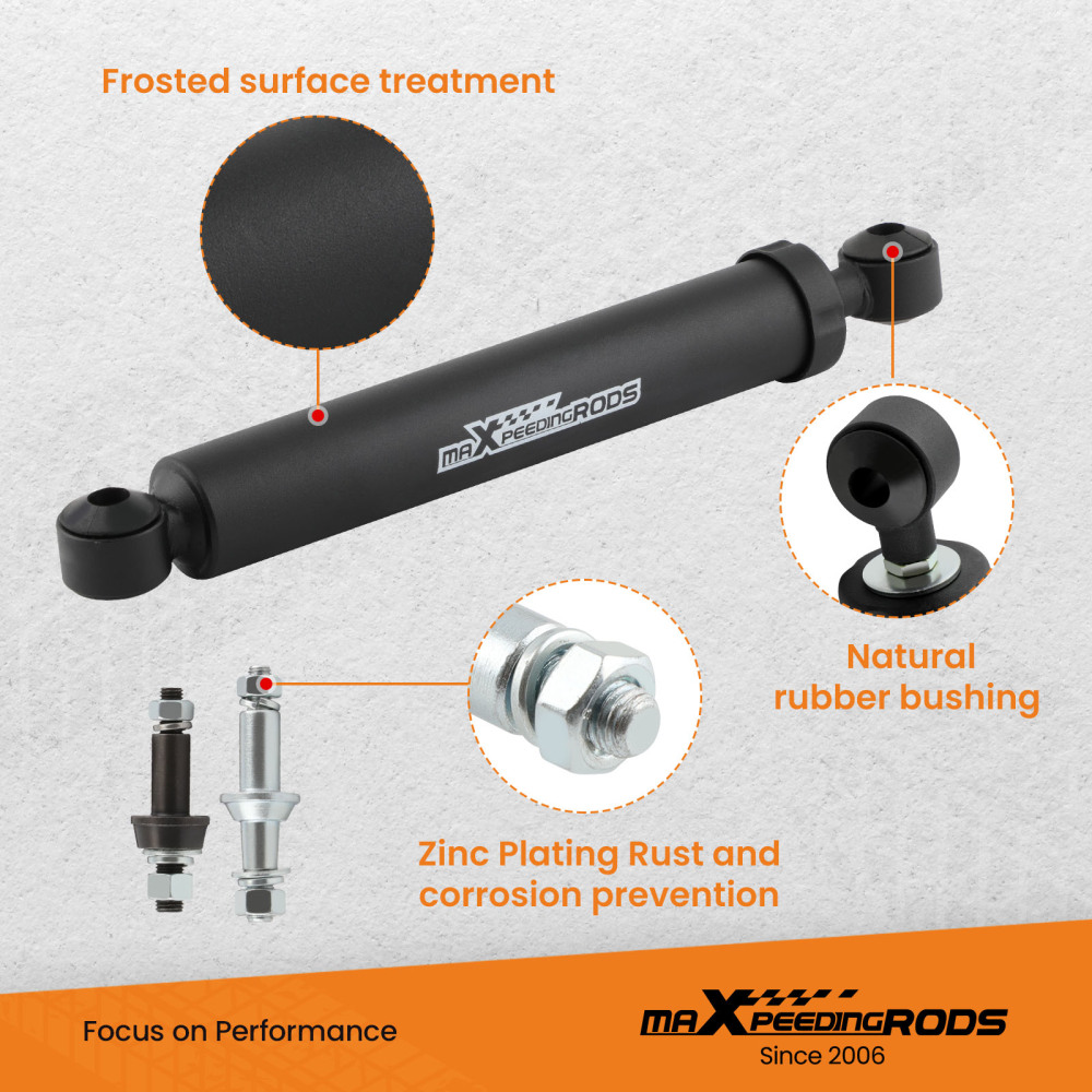 Steering Stabilizer compatible for Chevy C/K10 C/K20 C/K30 compatible for GMC C/K15 C/K25 C/K35 1973-1987