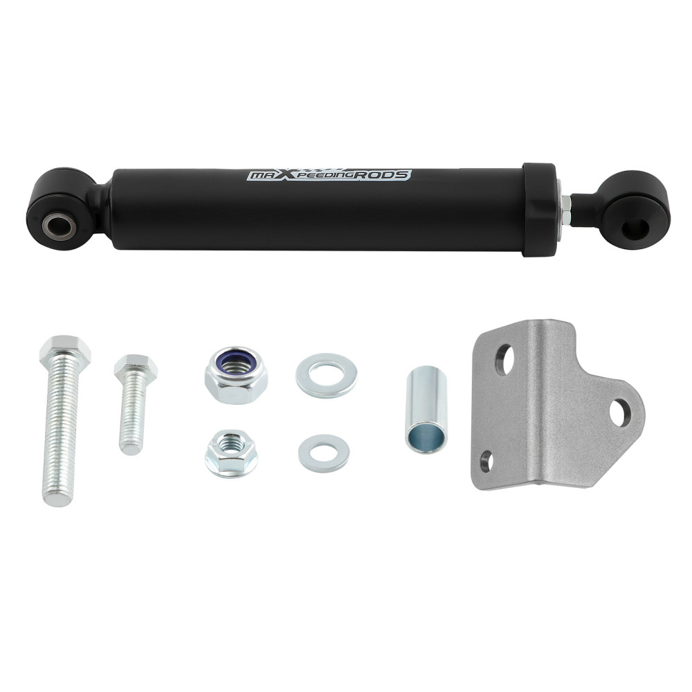 Front Steering Stabilizer compatible for Jeep Wrangler JK 2WD 4WD 2007-2018