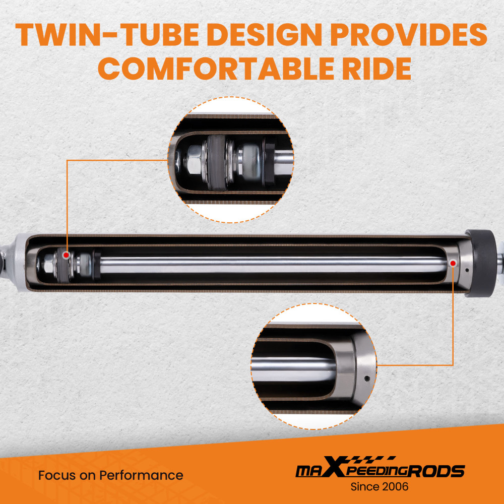 maXpeedingrods Dual Steering Stabilizers Kit for Wrangler TJ Cherokee XJ 84-06