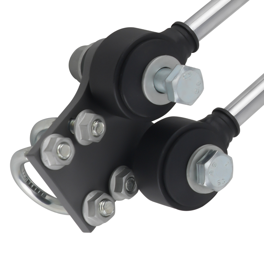 Dual sterzo stabilizzatore ammortizzatore compatibile per Jeep Wrangler Unlimited 2007-2017