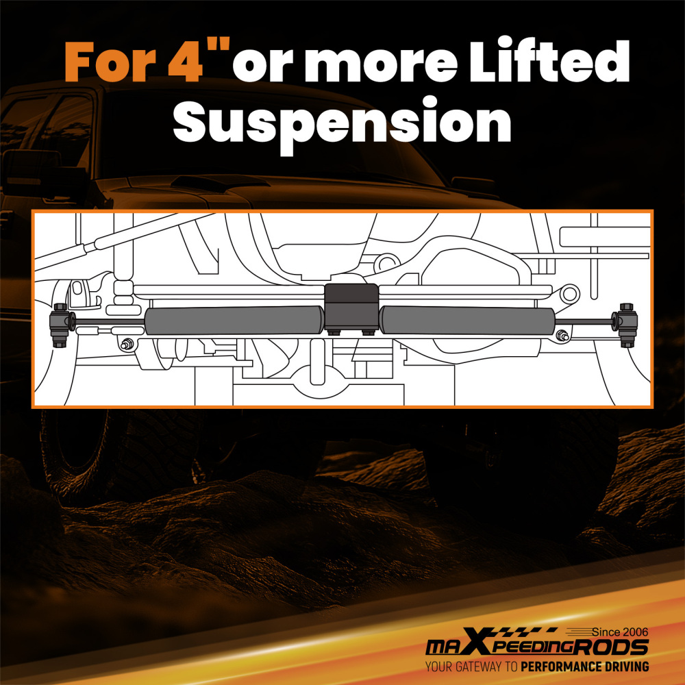 Suspension lift dual steering 1987-1995 compatible para Jeep Wrangler YJ modelos w/4in-up