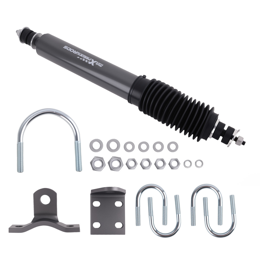 Single Steering Stabilizer compatible for Jeep CJ 1959-86 compatible for Dodge Raider 4WD 1987-89