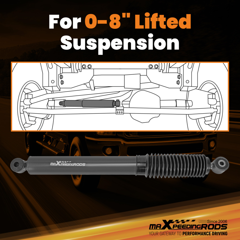 Steering Stabilizer compatible for Ford F-250 F-350 Super Duty 4WD 2008-2014 2015 2016