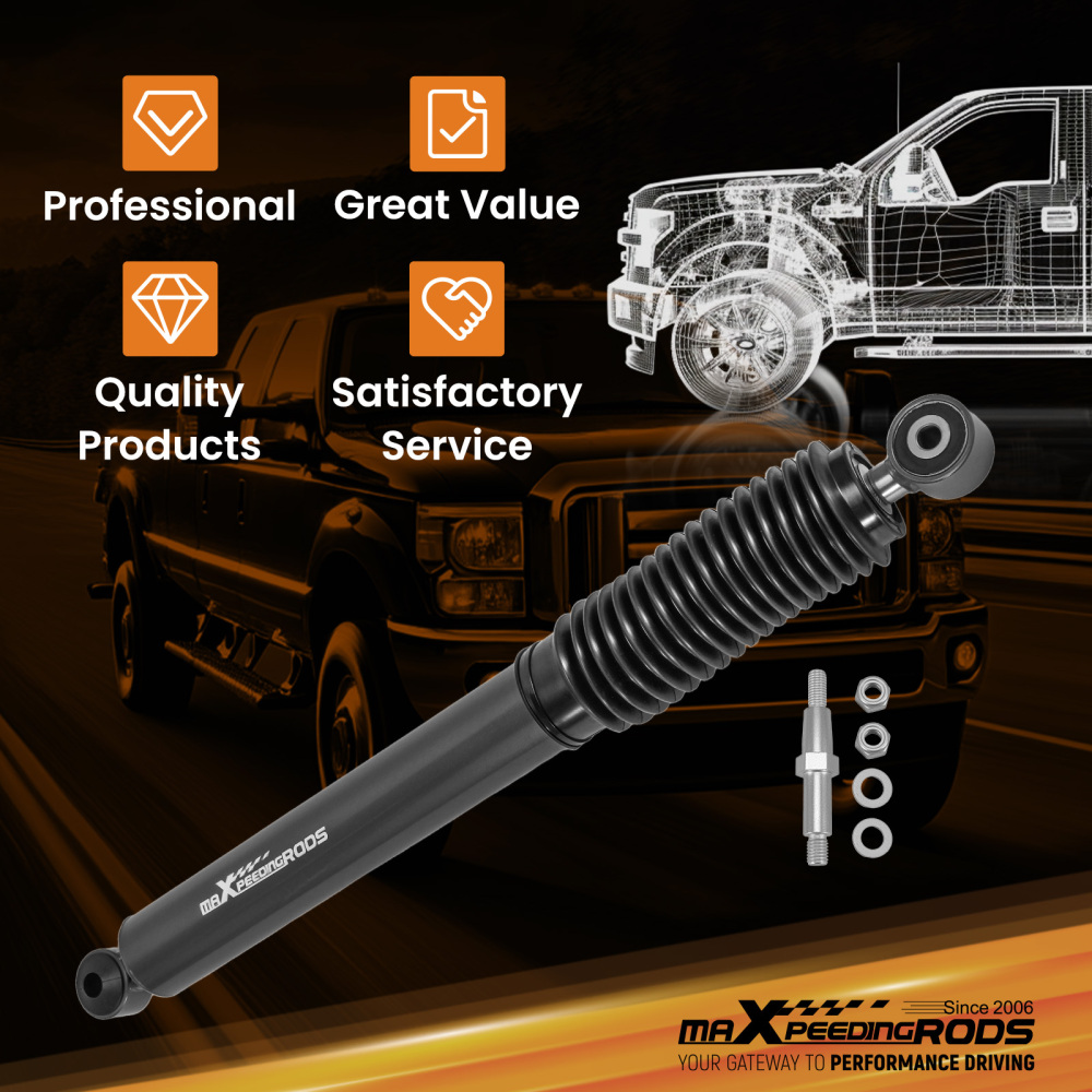 Steering Stabilizer compatible for Ford F-250 F-350 Super Duty 4WD 2008-2014 2015 2016