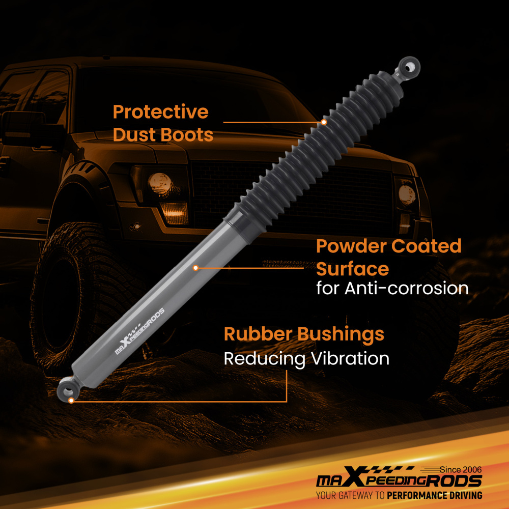 Front Steering Damper Component compatible for Ford F250 F350 11-24 HC3Z3E651C