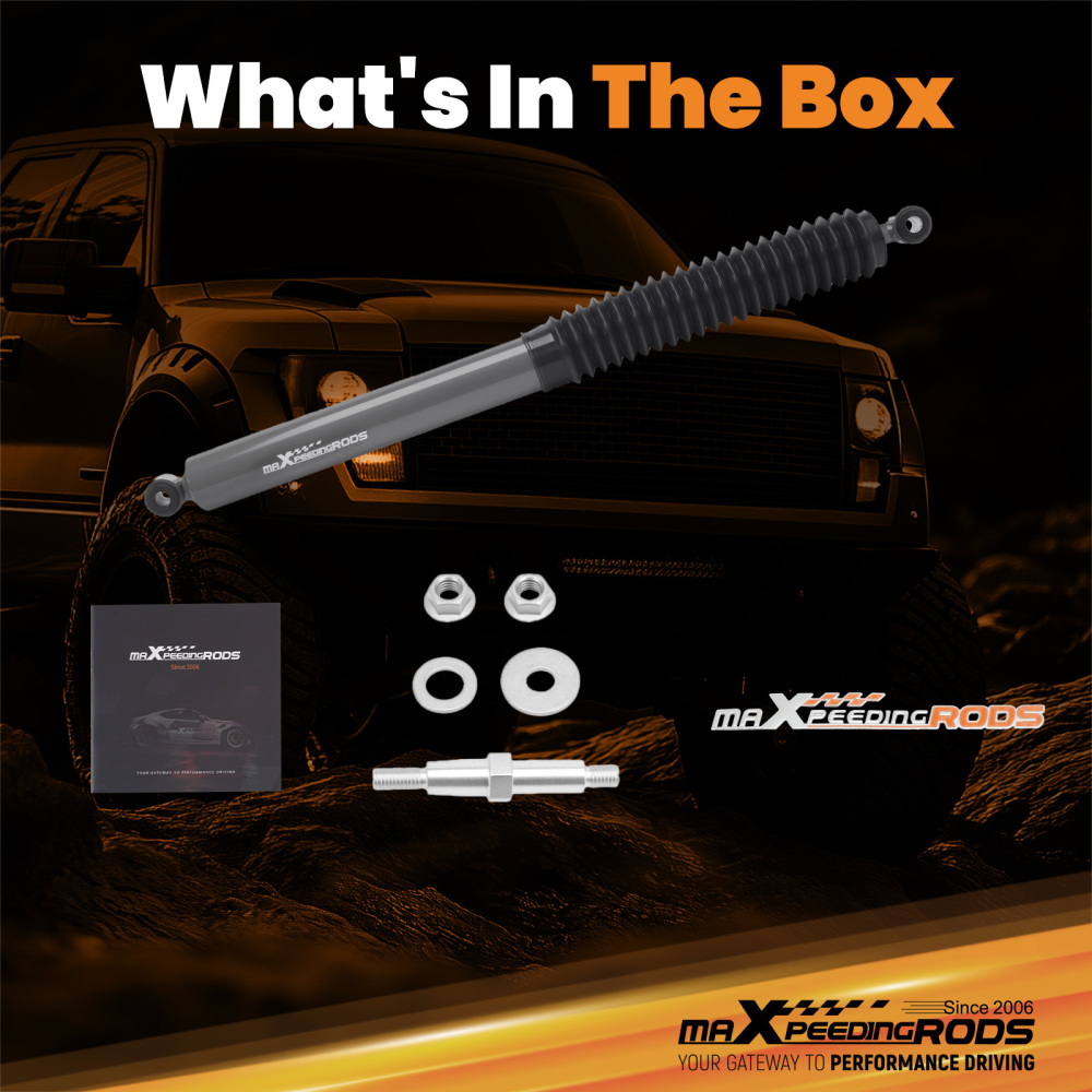 Front Steering Damper Component compatible for Ford F250 F350 11-24 HC3Z3E651C