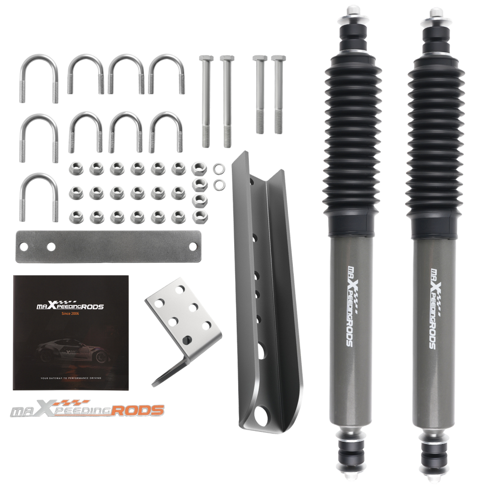 Dual Steering Stabilizer compatible for Ford F-150 F-250 F-350 Bronco 1980-1996