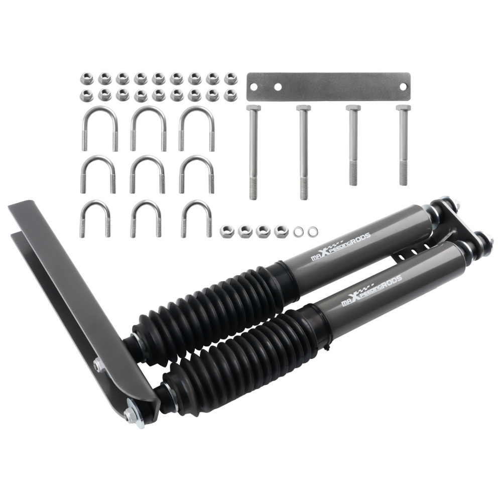 Dual Steering Stabilizer compatible for Ford F-150 F-250 F-350 Bronco 1980-1996