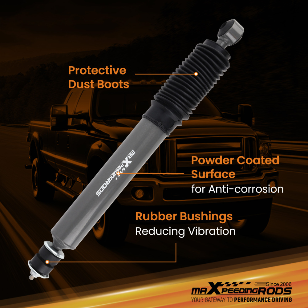 Steering Stabilizer compatible for Ford F250 F350 Super Duty 4WD 1999-04 Excursion 2000-05