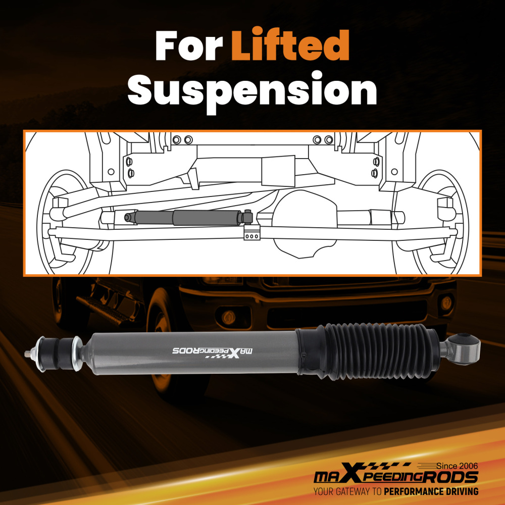 Steering Stabilizer compatible for Ford F250 F350 Super Duty 4WD 1999-04 Excursion 2000-05