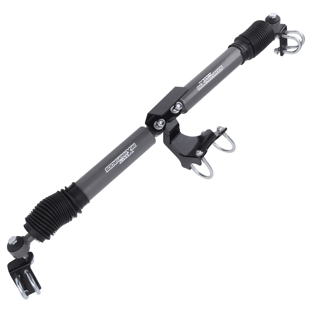 Doppio Stabilizzatore di Sterzo + Staffe di montaggio compatibile per Jeep Wrangler JK 07-17