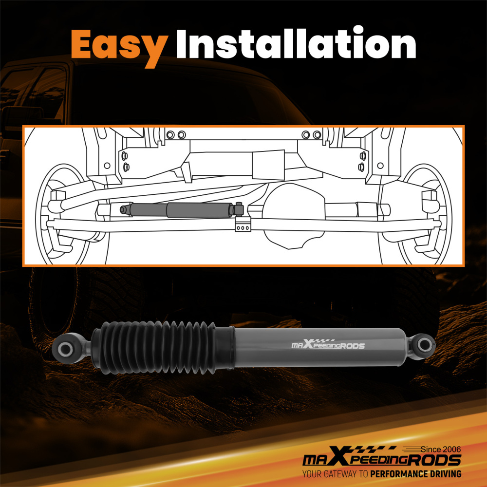 Front Suspension Stabilizer compatible for Jeep Wrangler JL Unlimited 2018-2025 Damper