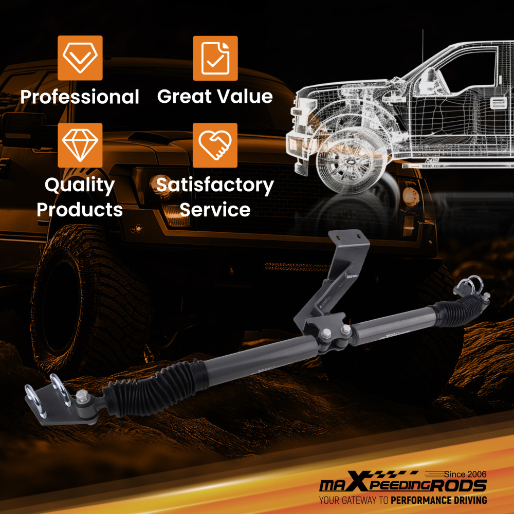 Dual Steering Stabilizers compatible for Ram 2500 2014-22 3500 2013-2022 4WD 2.5