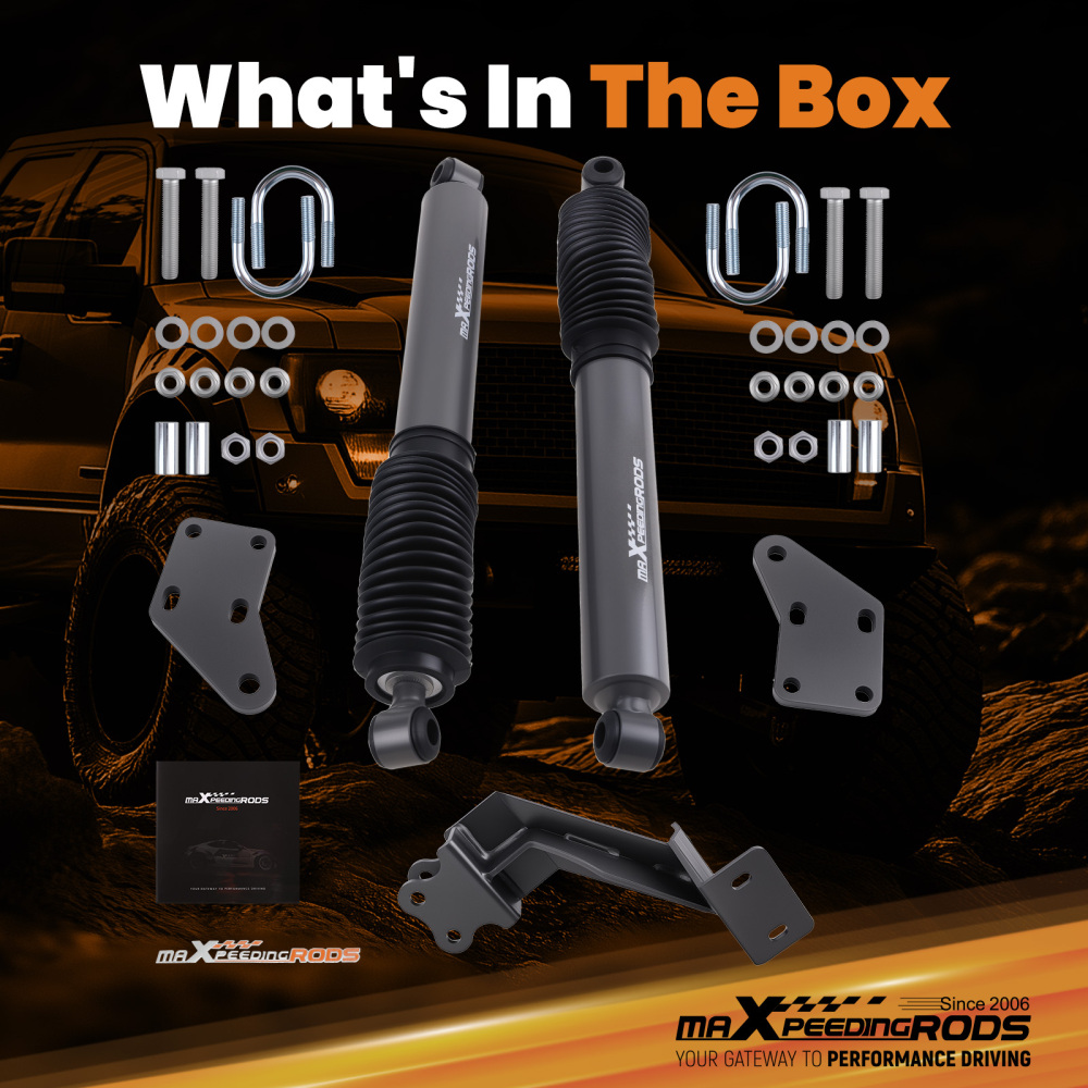 Dual Steering Stabilizers compatible for Ram 2500 2014-22 3500 2013-2022 4WD 2.5