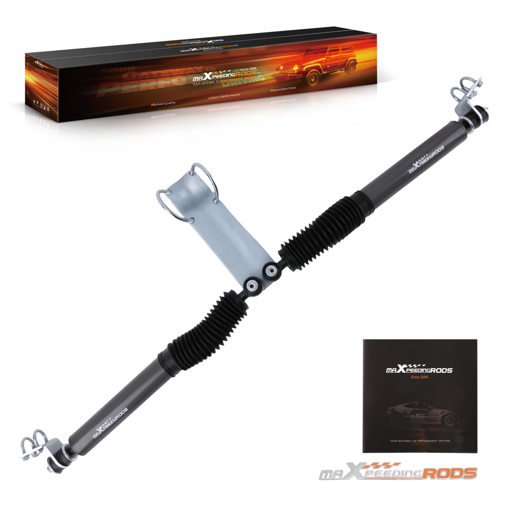 maXpeedingrods Dual Steering Stabilizer & Brackets compatible for Ram 1500 4WD 1994-1999