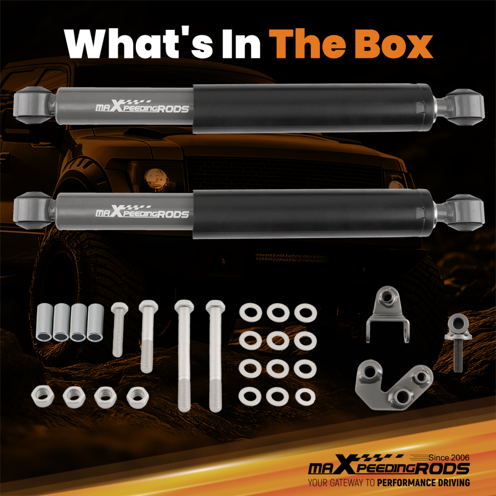 maXpeedingrods Dual Steering Stabilizerfor compatible for Jeep Comanchee MJ 2WD 4WD 1986-1993