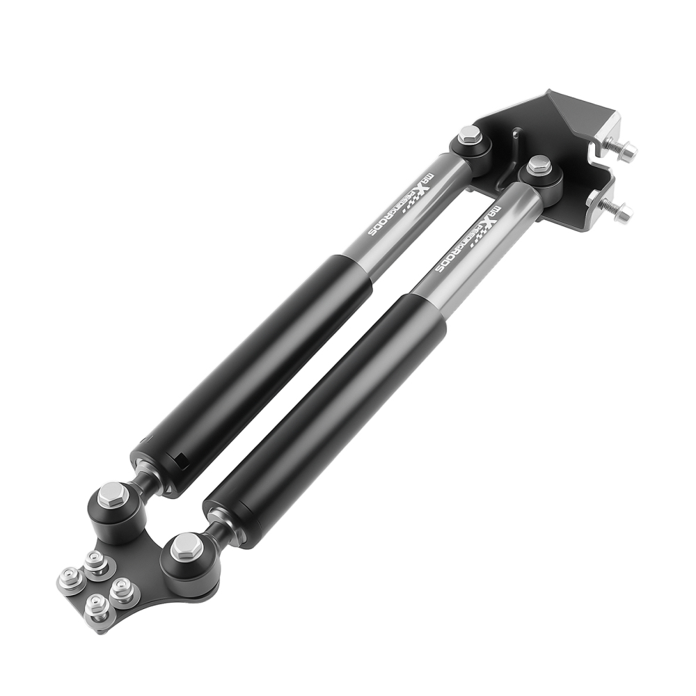 Ammortizzatore Dual Sterzo compatibile per Jeep Wrangler 1987-1995 Lift Kit Acciaio