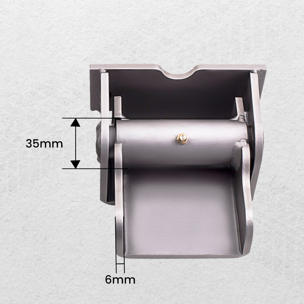 Dump Truck Trailer or Dump Body Hinge Heavy Duty Greasable Weld On Solid Steel