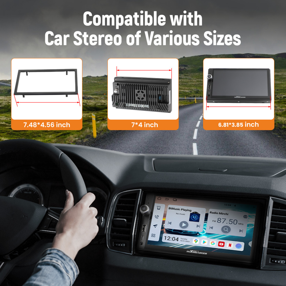 7 2Din Android 13 Car Radio Stereo GPS Player Quad-Core Universal 2G+32G